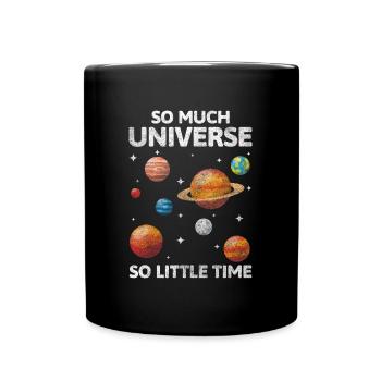 Astronomie Forschung Entdecken Astronom - Tasse einfarbig - Schwarz - Vorne