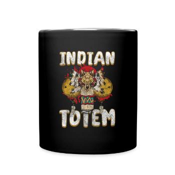 Native Americans, Guardians, Eagles, Aztecs - Full Colour Mug - black - Front