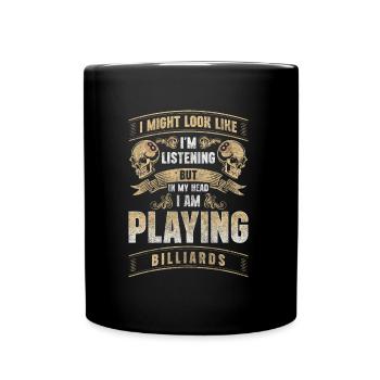 Pool Pool Table Ball The Master - Full Colour Mug - black - Front
