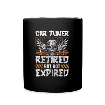 Auto Motor Klassiker - Tasse einfarbig - Schwarz - Vorne