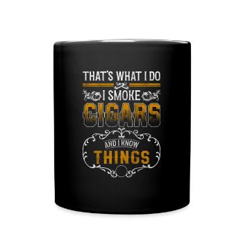 Smoker Tobacco Break Addiction - Full Colour Mug - black - Front