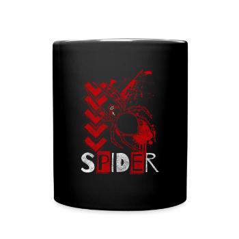 Araignées Arachnide Proie Terrarium - Mug uni - noir - Devant