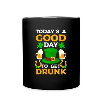 Irlande Trèfle Vacances Celtique - Mug uni - noir - Devant