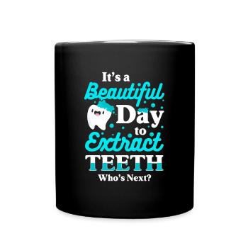 Cabinet dentaire Soins infirmiers Orthopédie - Mug uni - noir - Devant