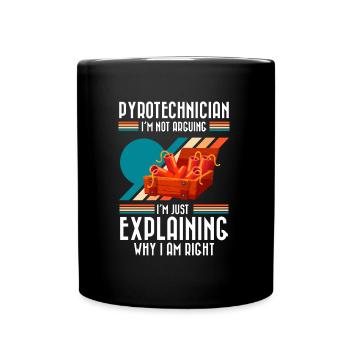 Pyrotechnics Ultras Fireworks - Full Colour Mug - black - Front