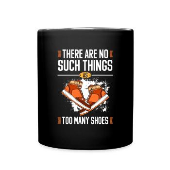 Shoes Woman Sneaker - Full Colour Mug - black - Front