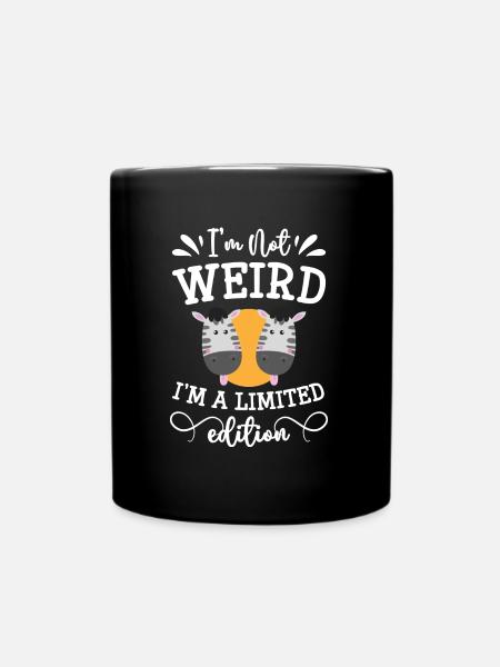 Zebra Tier Pferde Grevyzebra - Tasse einfarbig - Schwarz