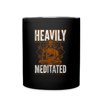 Meditation Salvation Mindfulness Tao - Full Colour Mug - black - Front