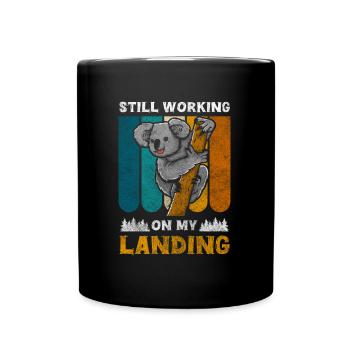 Koala Outback Species Conservation Animal - Full Colour Mug - black - Front