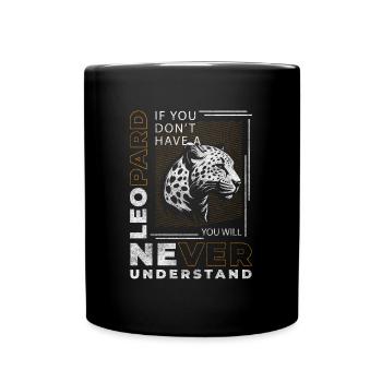 Leopard Animal Animal Welfare Earth - Full Colour Mug - black - Front