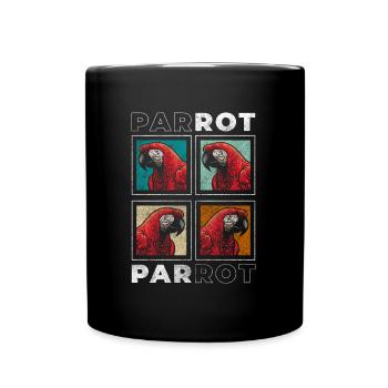 Bird Feathers Environment - Full Colour Mug - black - Front