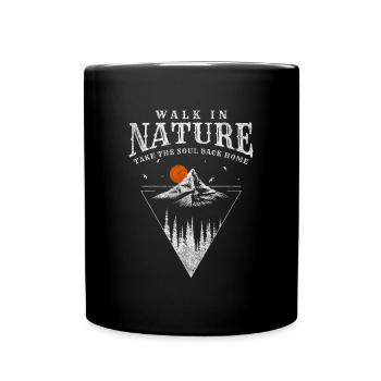 Alpinisme Nature Homme Mousqueton Santé - Mug uni - noir - Devant