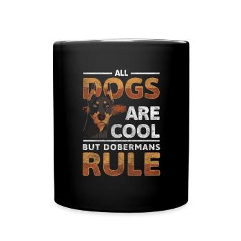 Guard Dog Service Dogs Protection Service - Full Colour Mug - black - Front