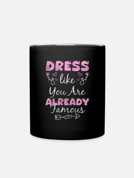 Mode Einkaufen Queen - Tasse einfarbig - Schwarz