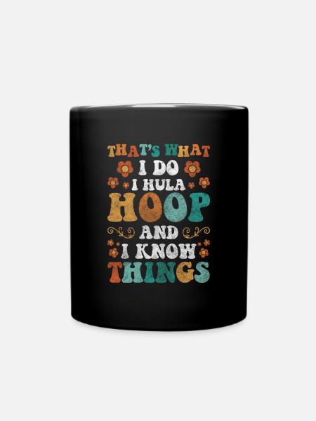 sport hoopdance - Tasse einfarbig - Schwarz