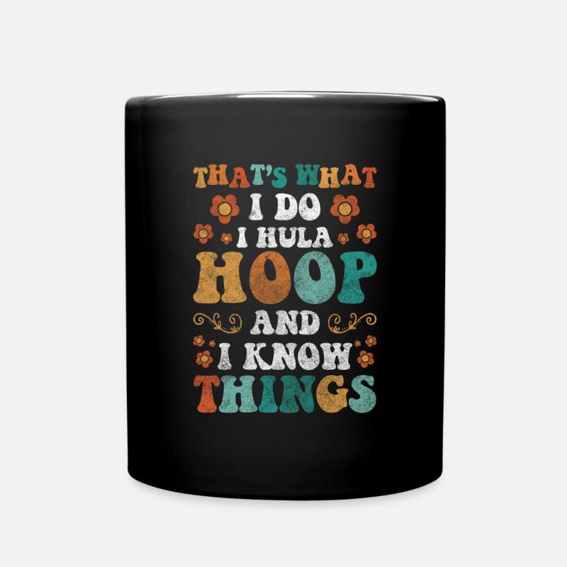 sport hoopdance - Tasse einfarbig - Schwarz