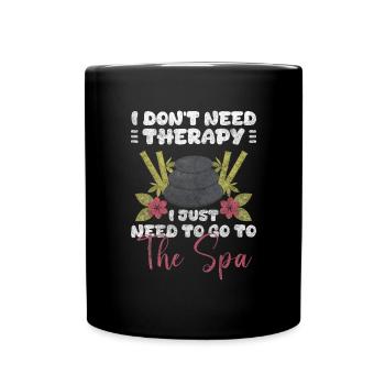 Wellness Relax People Switch Off - Full Colour Mug - black - Front