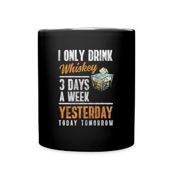Whiskey Enjoyment Men Smoky - Full Colour Mug - black - Front