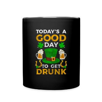 Irish Wanderlust Happiness Irish - Full Colour Mug - black - Front