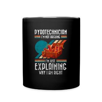 Technique Rocket Fireworks Ultras - Mug uni - noir - Devant