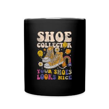 Les amateurs de chaussures adorent frapper - Mug uni - noir - Devant