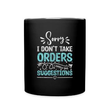 Serveuse spécialisée Service de pourboires - Mug uni - noir - Devant