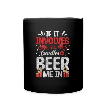 Candles Hobby Decoration Wax - Full Colour Mug - black - Front