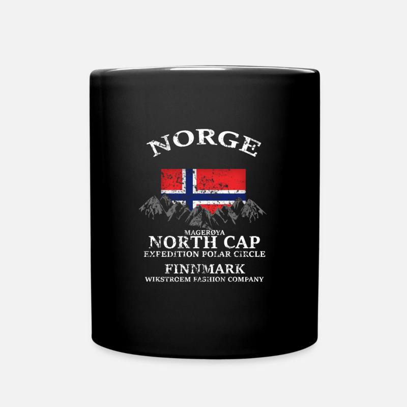 Wikstroem Norway Expedition Cercle Arctique du Cap Nord - Mug uni - noir