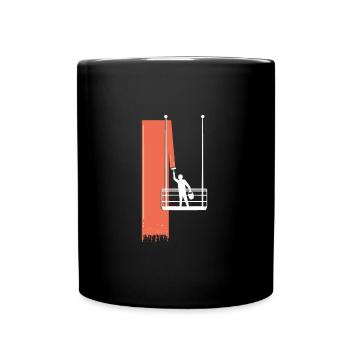 Peintre peintre - Mug uni - noir - Devant
