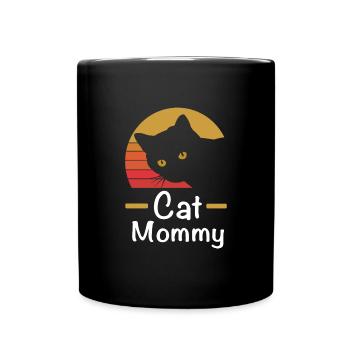 Meilleur chat maman jamais Meilleur chat maman mère chaton - Mug uni - noir - Devant