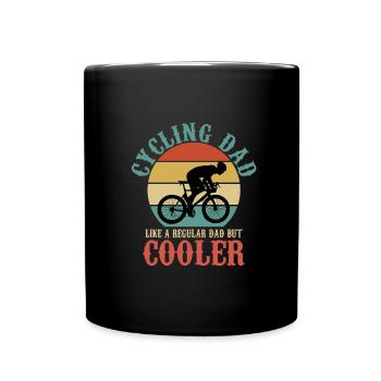 Cycling Dad Bike Rider & Cyclist Father's Day Gift - Tasse einfarbig - Schwarz - Vorne