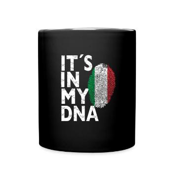 C'est l'italien dans mon ADN Génétique Italie - Mug uni - noir - Devant
