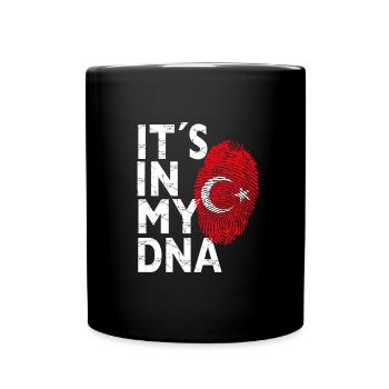 C'est dans mon ADN Tshirt Drapeau de la Turquie pour les Turcs - Mug uni - noir - Devant