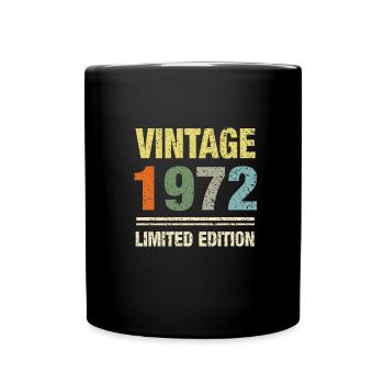 Vintage 1972 Limited - Tasse einfarbig - Schwarz - Vorne