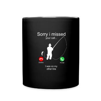 Désolé J’ai été maléfié Je quoi Sur My Other Line Fishing - Mug uni - noir - Devant