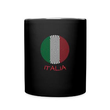 Italy - Tasse einfarbig - Schwarz - Vorne