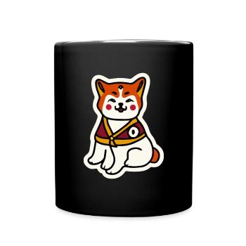 Akita Inu Geisha Chien Shiba - Mug uni - noir - Devant