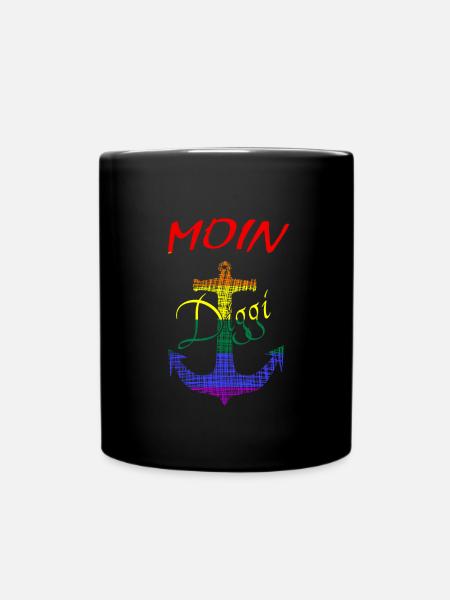 Anker Hamburg Diggi LGBTQ - Tasse einfarbig - Schwarz