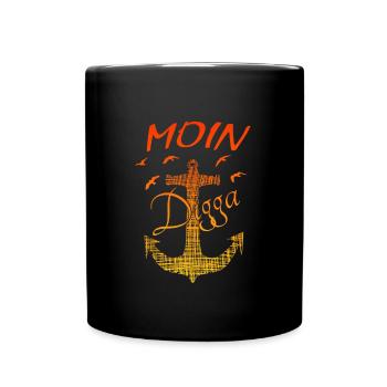 Anker Moin Digga Möven - Tasse einfarbig - Schwarz - Vorne