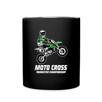 Design Image Kinder Motocross - KIDS MX - Full Colour Mug - black - Front