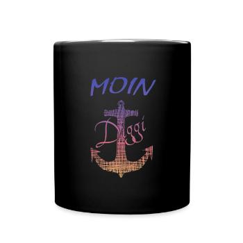 Anker Hamburg Diggi - Tasse einfarbig - Schwarz - Vorne
