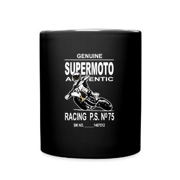 Supermotard - Mug uni - noir - Devant
