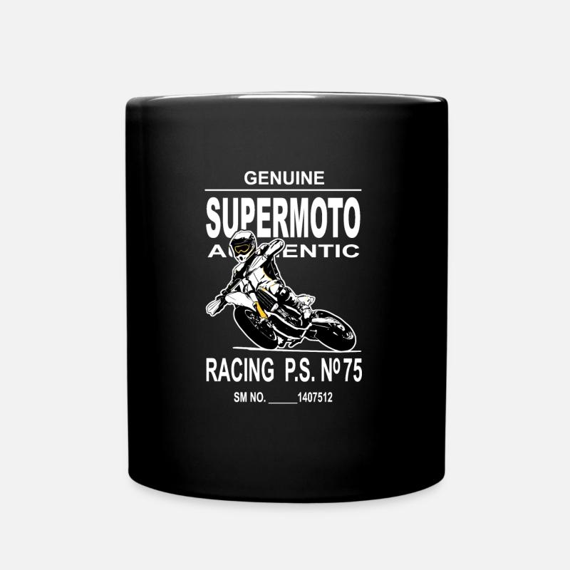 Supermoto - Tasse einfarbig - Schwarz