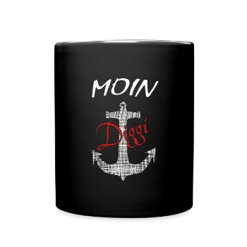 Anker Moin Diggi - Tasse einfarbig - Schwarz - Vorne