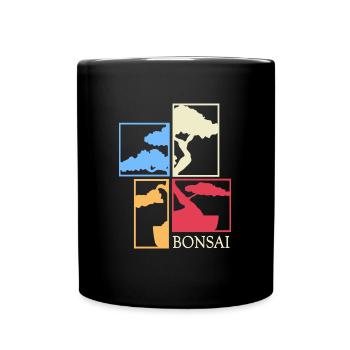 BONSAI Bonsai Master Bonsai Art nebari shohin - Full Colour Mug - black - Front