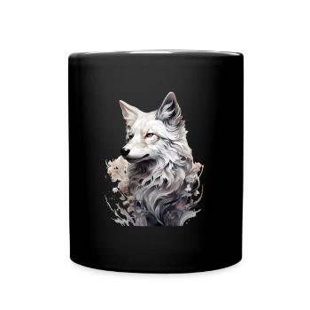 Polar fox - Full Colour Mug - black - Front