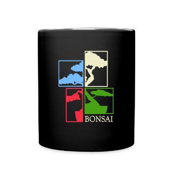 Bonsai Bonsai Show Shohin Japanese Bonsai Art - Full Colour Mug - black - Front