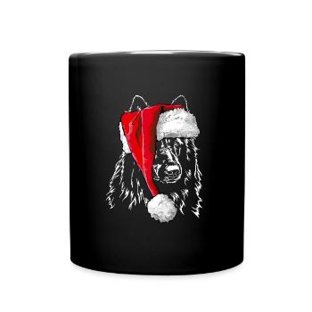 GROENENDAEL Noël casquette De Wilsign cadeau - Mug uni - noir - Devant