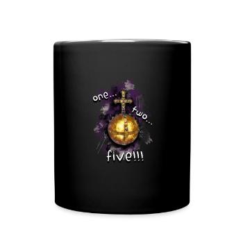 heilige Handgranate von Antiochia - Tasse einfarbig - Schwarz - Vorne