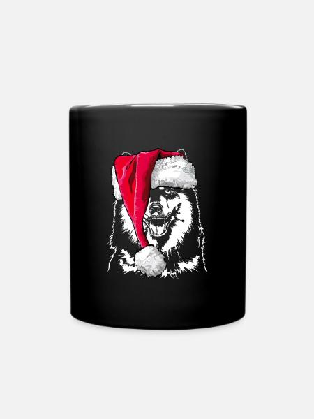 LAPPHUND FINLANDAIS Noël Lapphund finlandais - Mug uni - noir